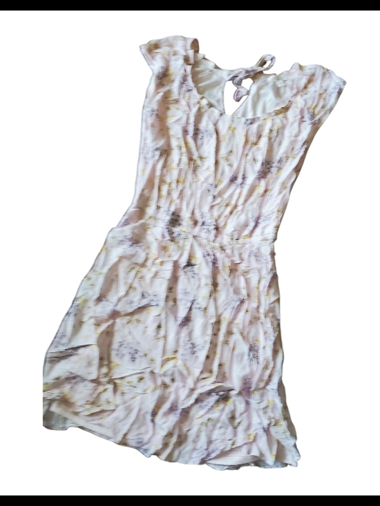 LC Lauren Conrad Dresses & Skirts - LC Lauren Conrad Pale Pink Floral Tie-Back Midi Dress